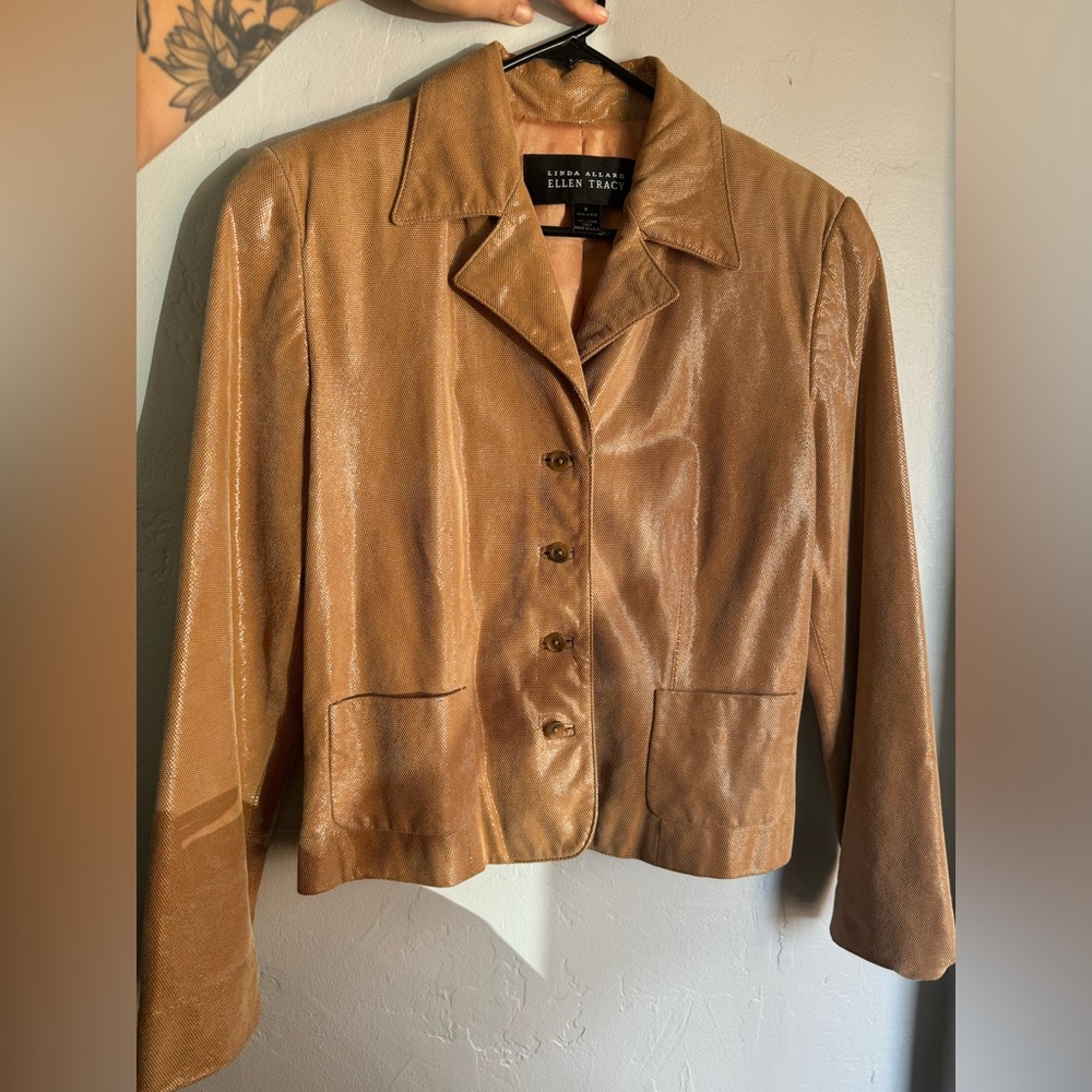 Shimmery Suede coat/blazer
